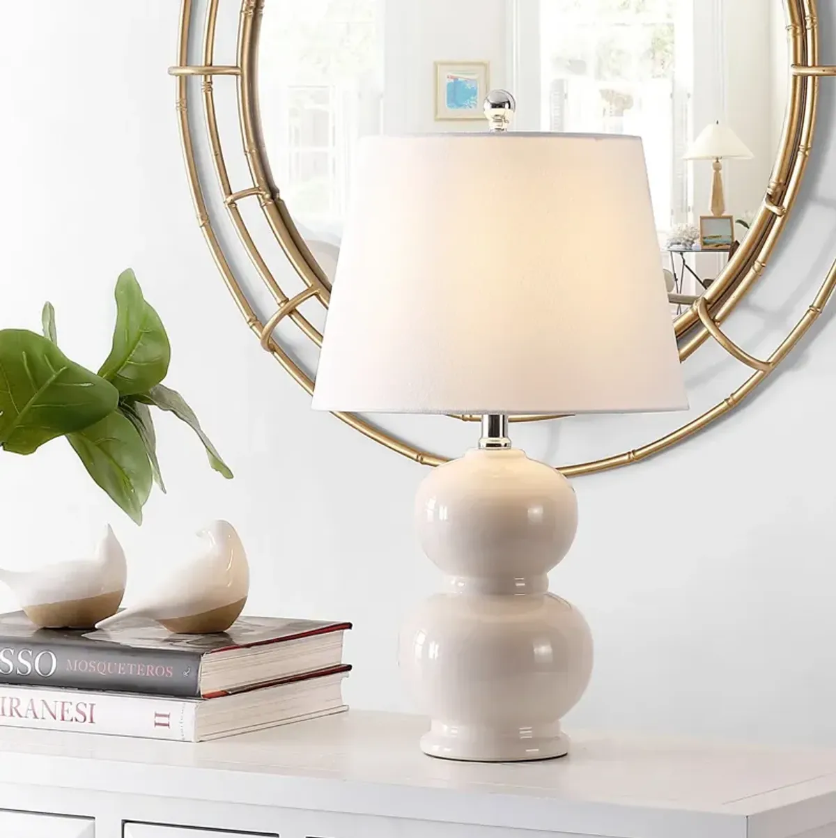 EVERLEE GLASS TABLE LAMP 