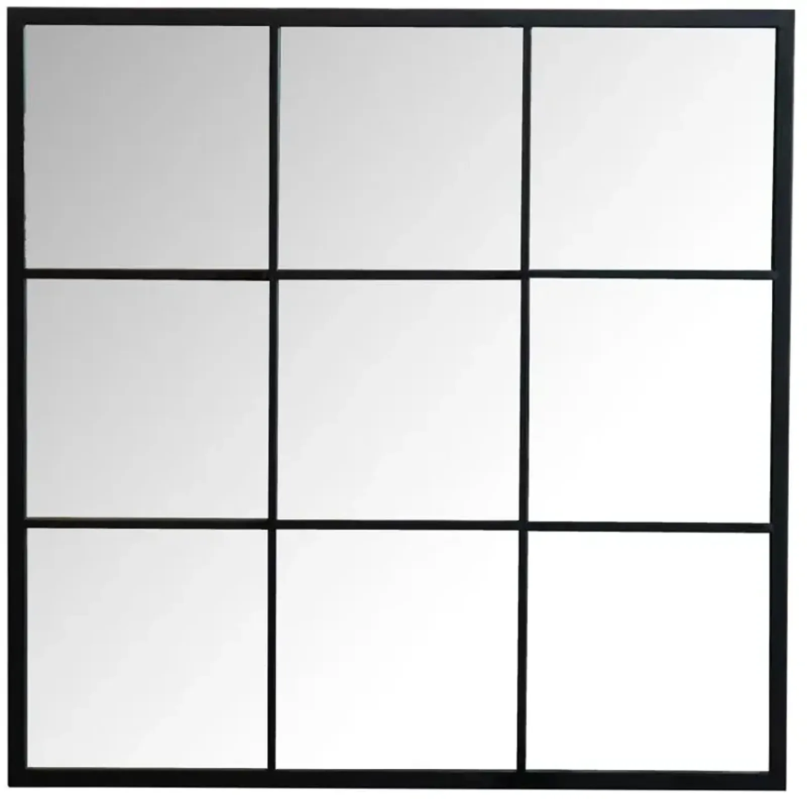 Aaron Square Window Pane Wall Mirror