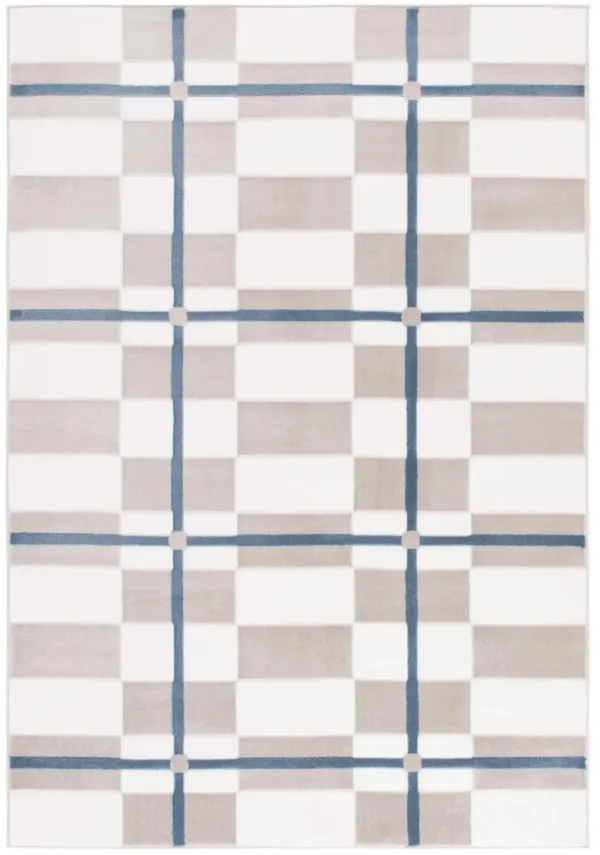 GROOVE 114 IVORY  5'-3' x 7'-6' Medium Rectangle Rug