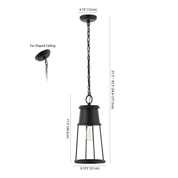 LAELA OUTDOOR PENDANT/BLACK