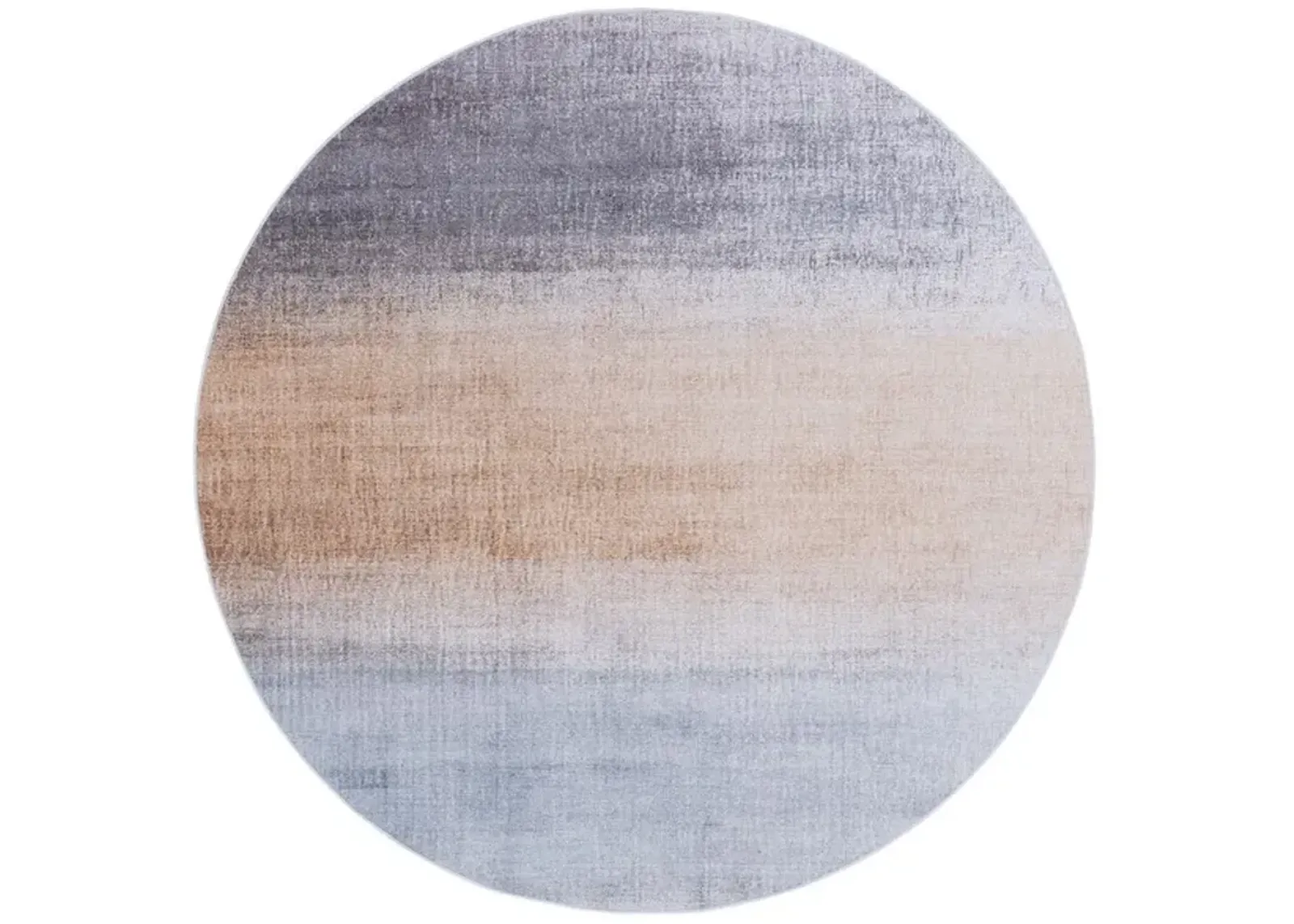 TACOMA 816 M/W S/R Grey  6' X 6' Round Round Rug