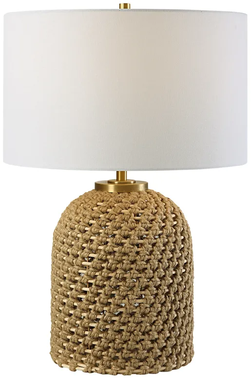 Kendari Rope & Rattan Table Lamp