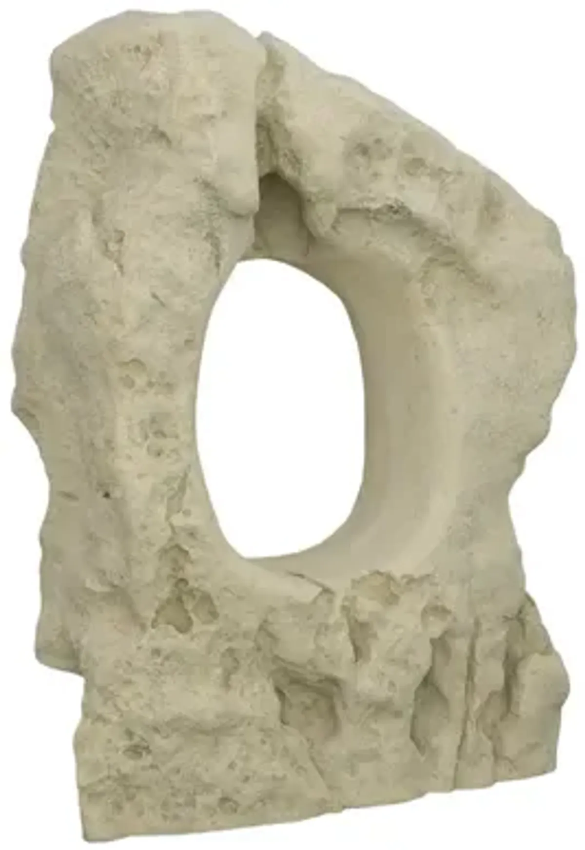 Colossal Cast Stone Sculpture, Single Hole, Wide, Roman Stone