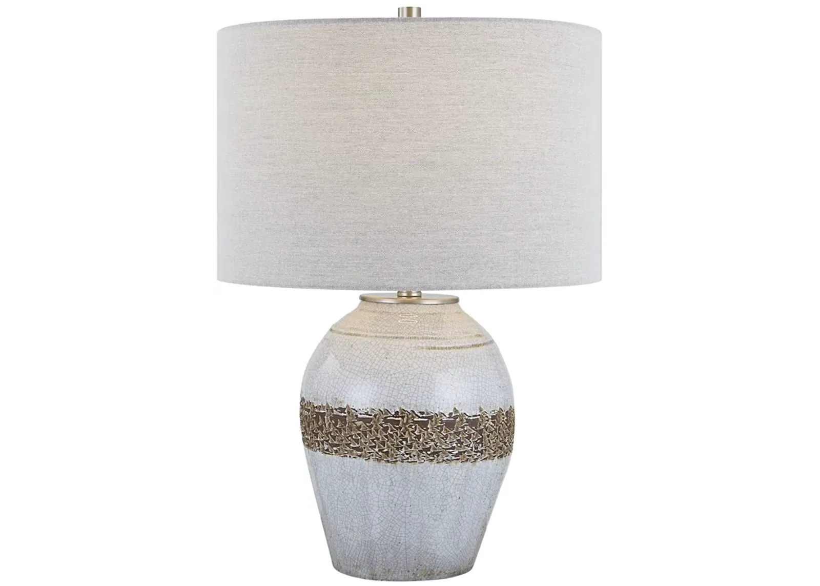 Uttermost Poul Crackled Table Lamp