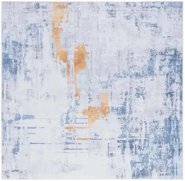 TACOMA 812 M/W S/R Grey  6' X 6' Square Square Rug