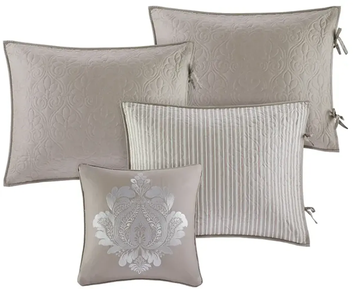 Madison Park Quebec Khaki 6 Piece Reversible Daybed Cover Set