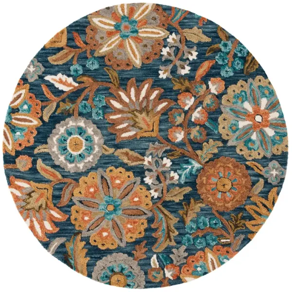 BLOSSOM Hand Tufted 6' x 6' Round area rug