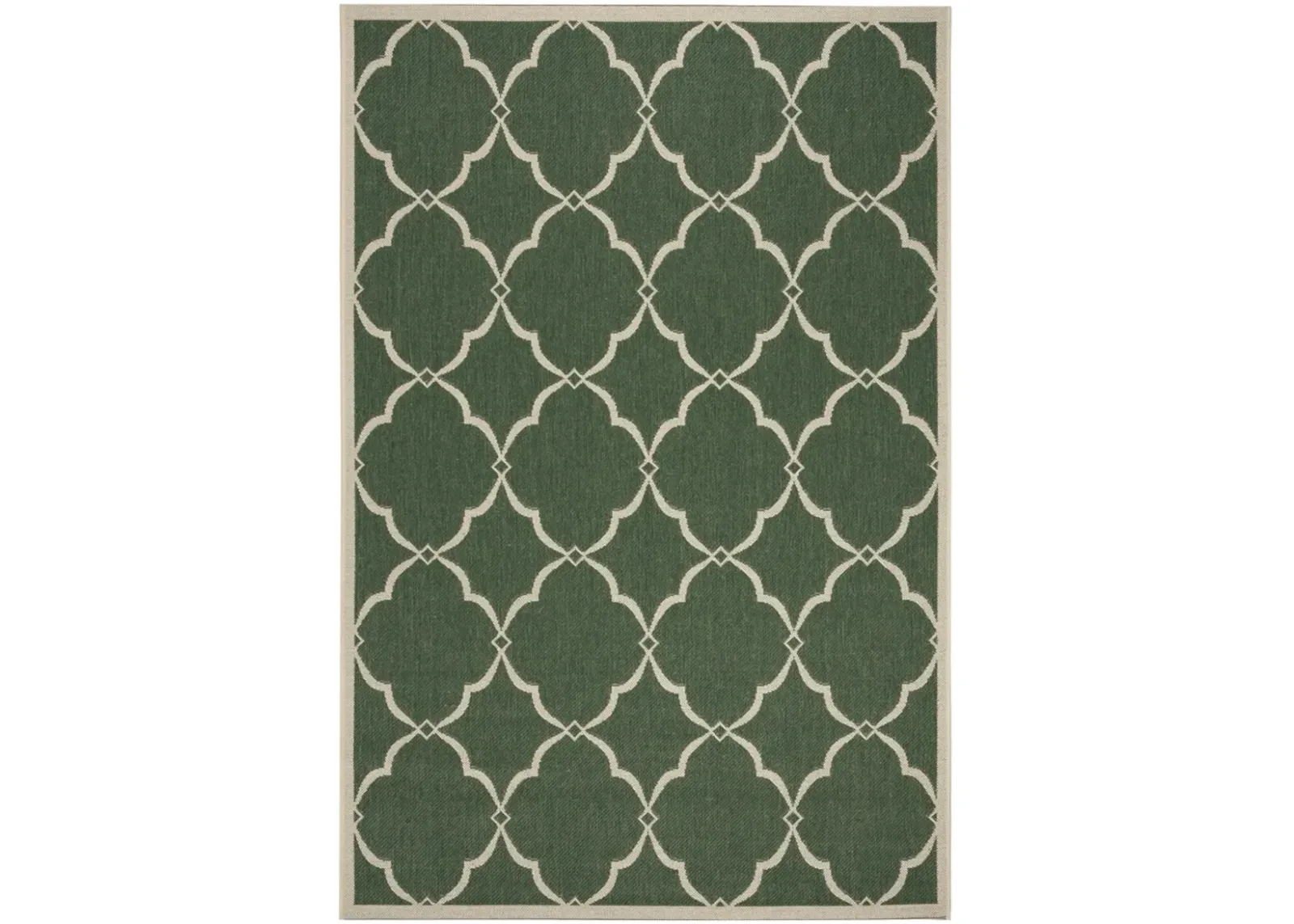 BEACH HOUSE 125 Green 4' X 6' Small Rectangle Rug