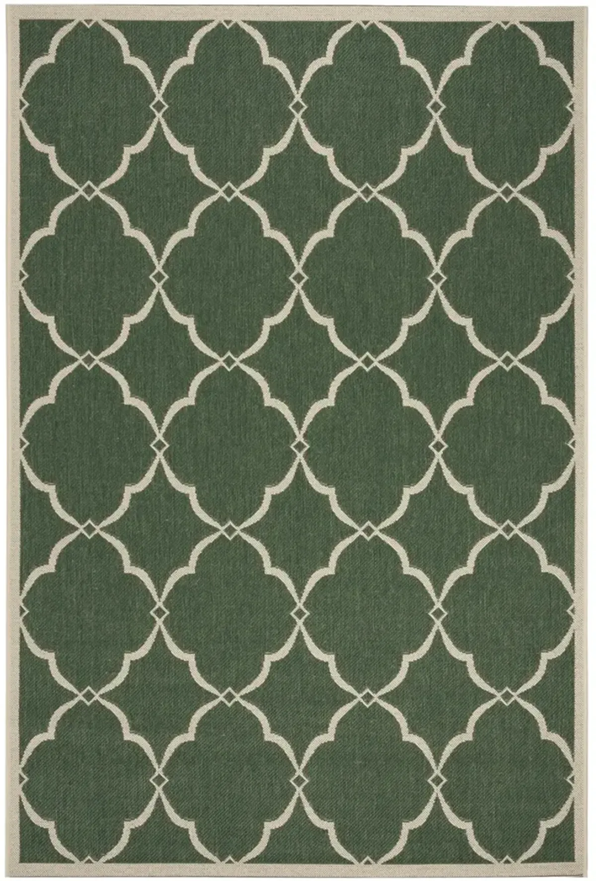 BEACH HOUSE 125 Green 4' X 6' Small Rectangle Rug