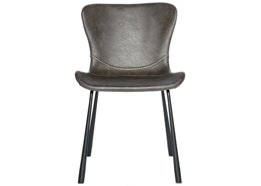 Melody Side Chair in Dark Gray - Set of 2