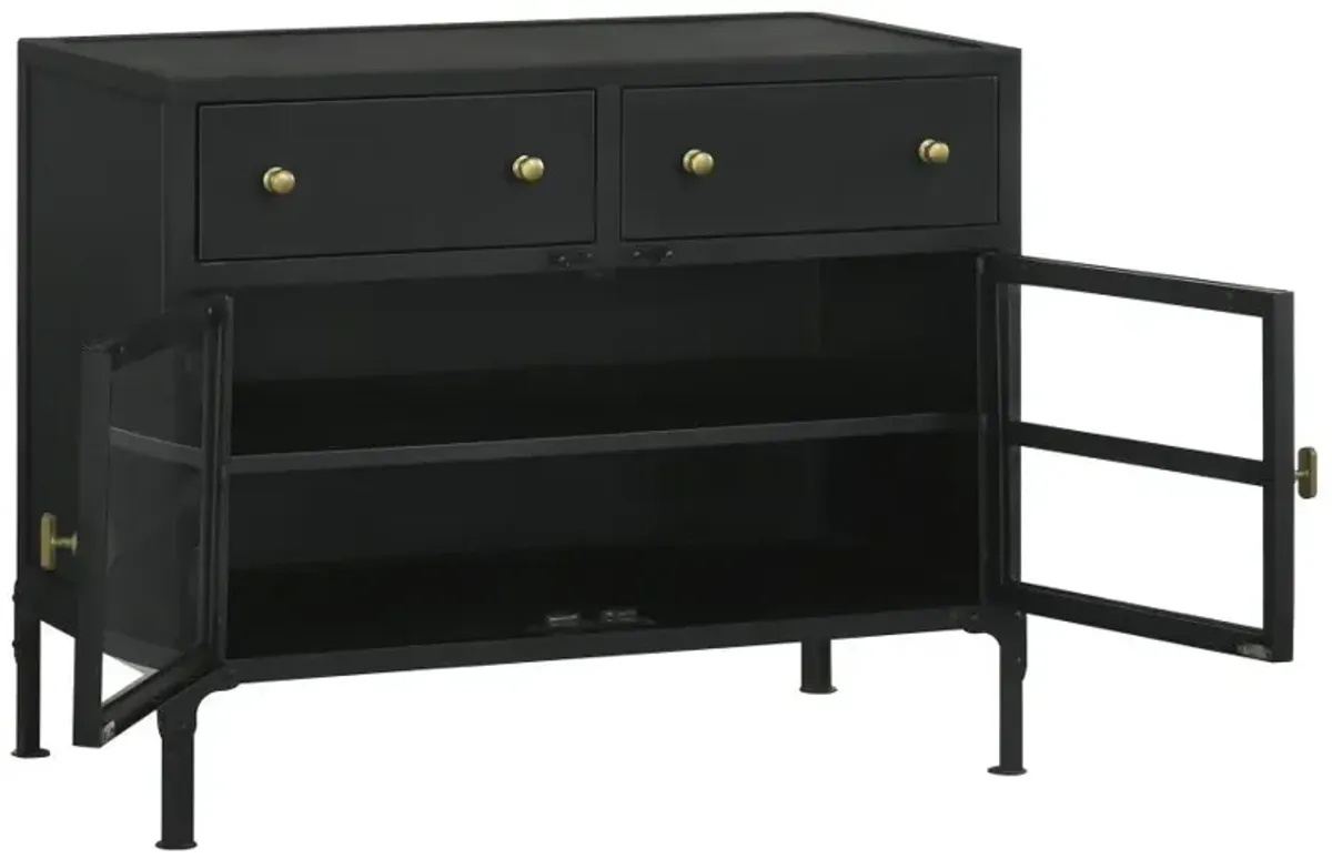 Abbott 2-Drawer Accent Cabinet with Doors