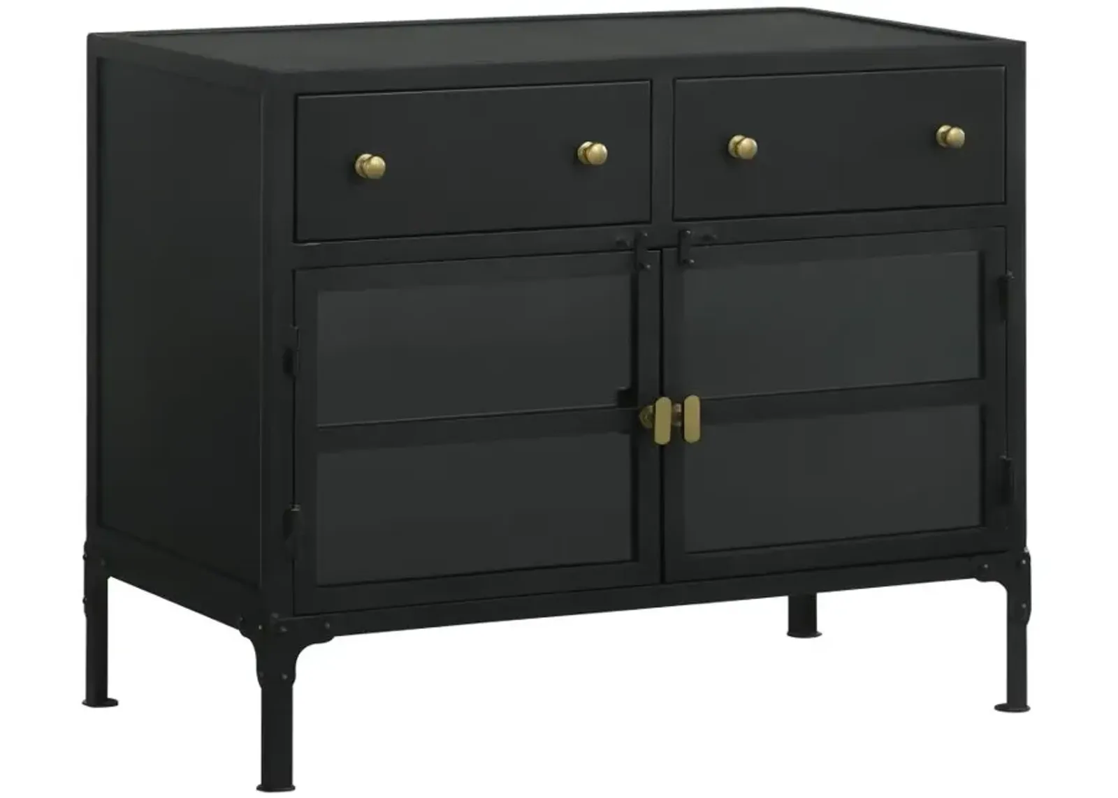 Abbott 2-Drawer Accent Cabinet with Doors