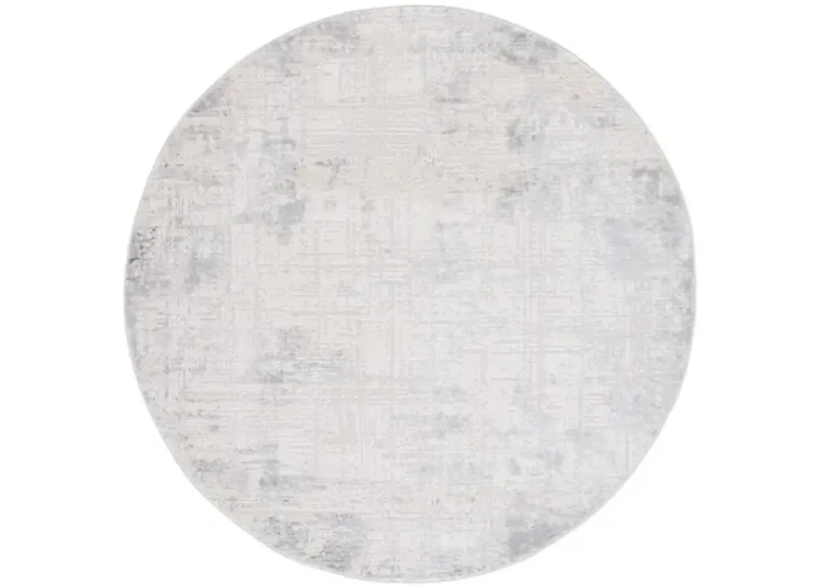 HANNA 111 Grey  6'-7' X 6'-7' Round Round Rug