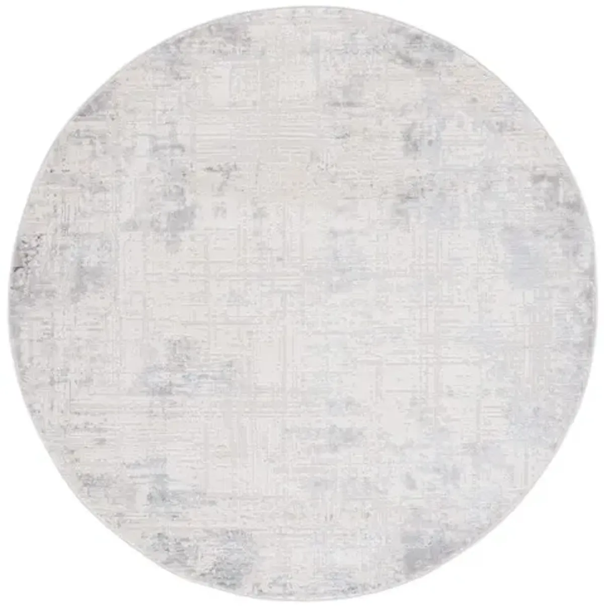 HANNA 111 Grey  6'-7' X 6'-7' Round Round Rug