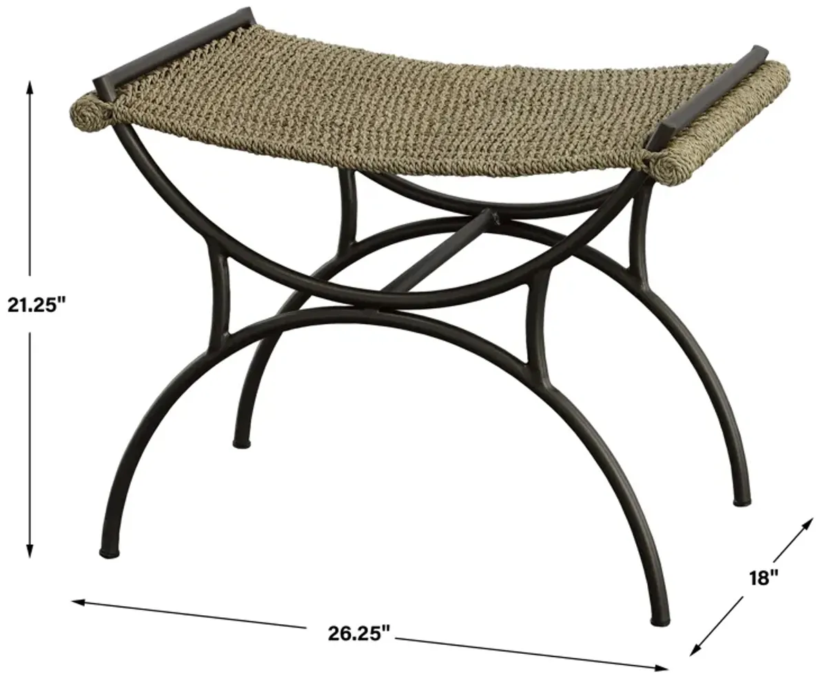 Playa Seagrass Small Bench