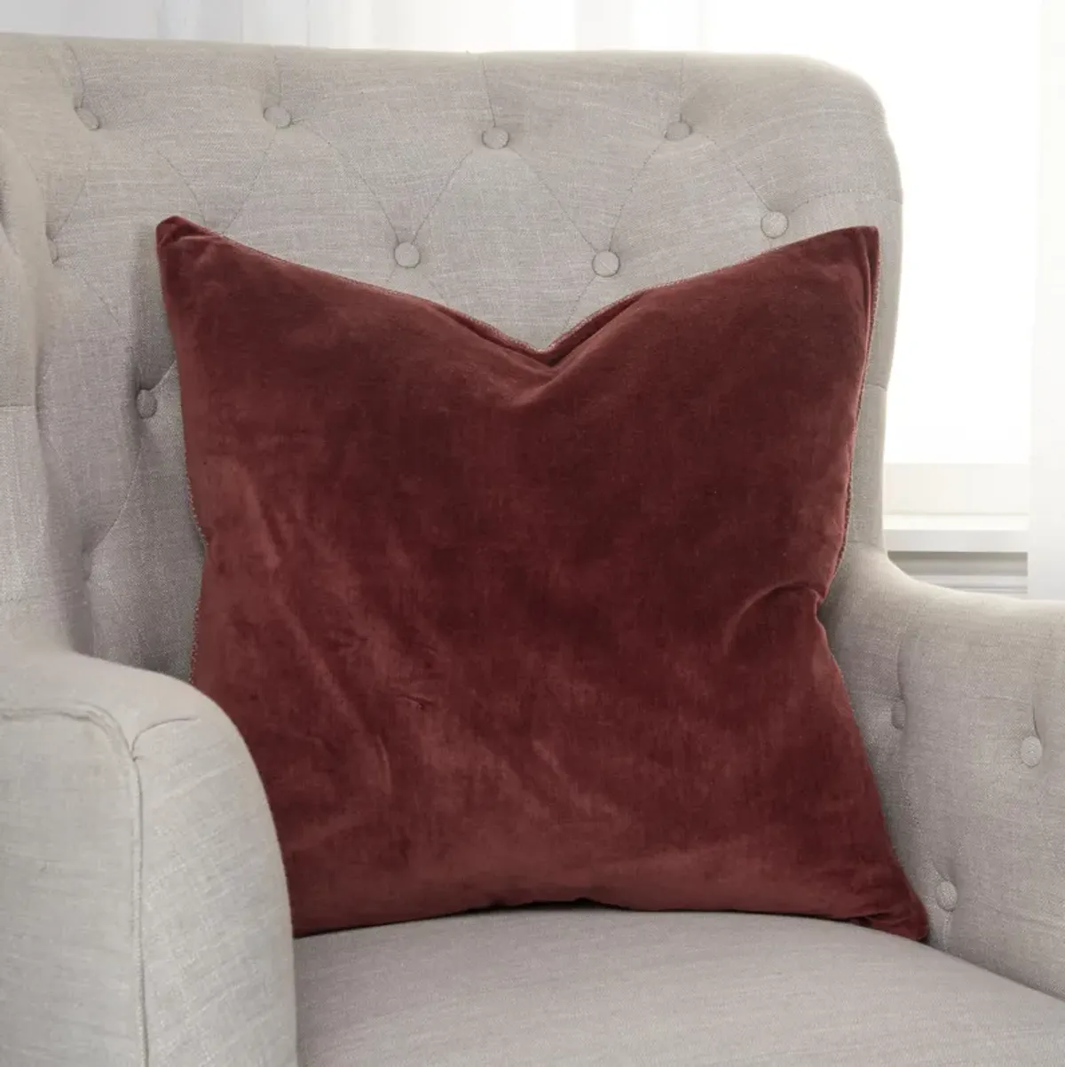 Solid Terra Cotta Pillow