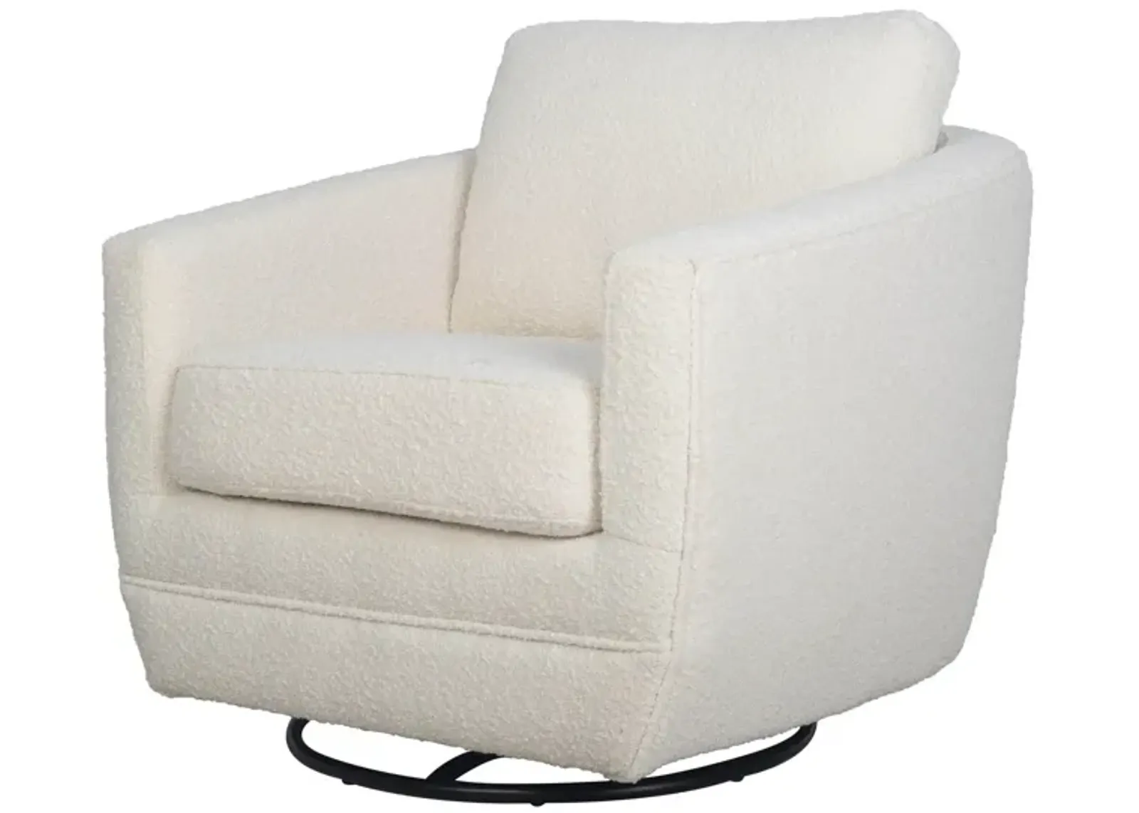 Baltimo Swivel Glider - Boucle Cream