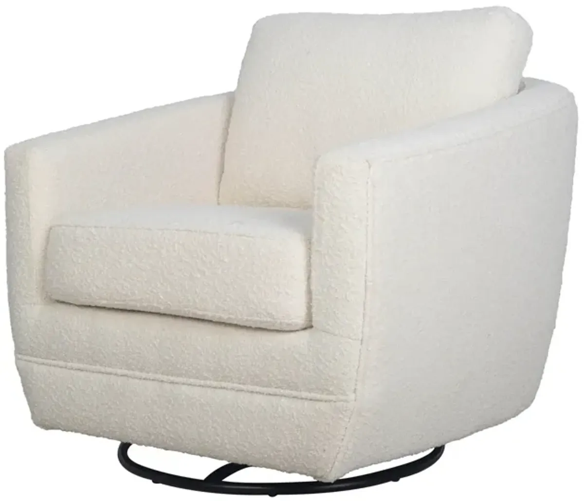 Baltimo Swivel Glider - Boucle Cream