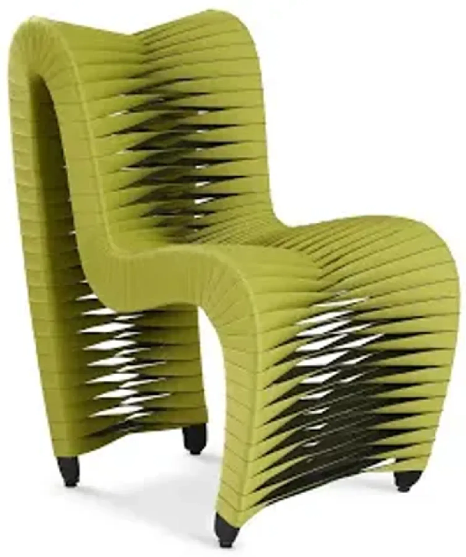 seat belt dining chair, green