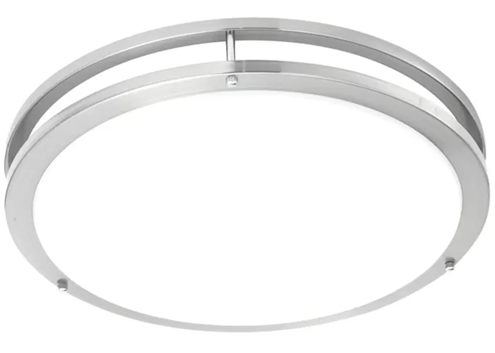 Parallel 1-Light Ceiling Lamp in Brushed Nickel