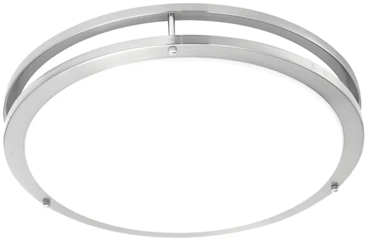 Parallel 1-Light Ceiling Lamp in Brushed Nickel