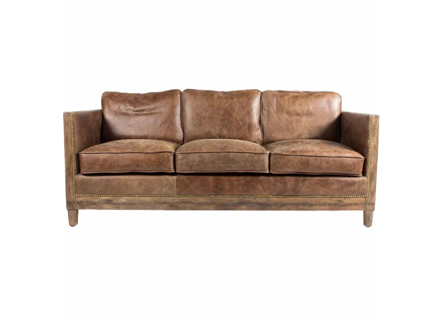 Darlington Leather 72" Sofa