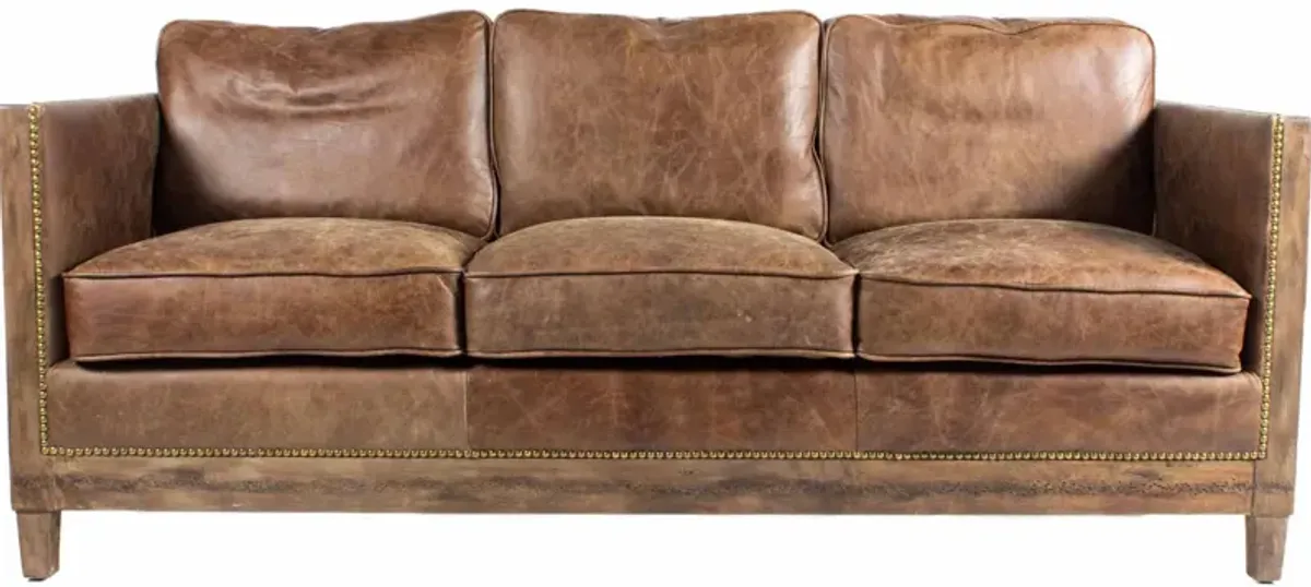 Darlington Leather 72" Sofa