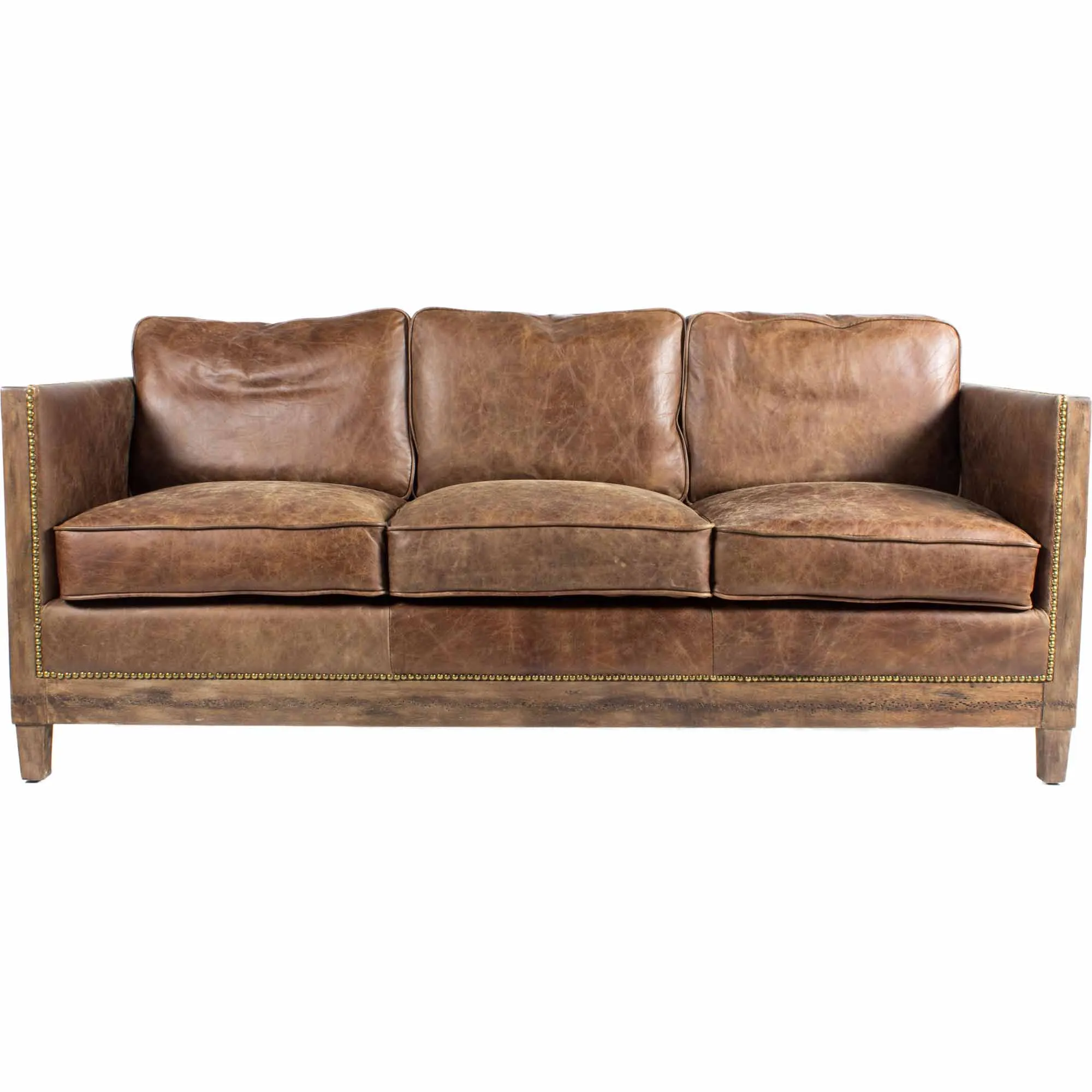 Darlington Leather 72" Sofa