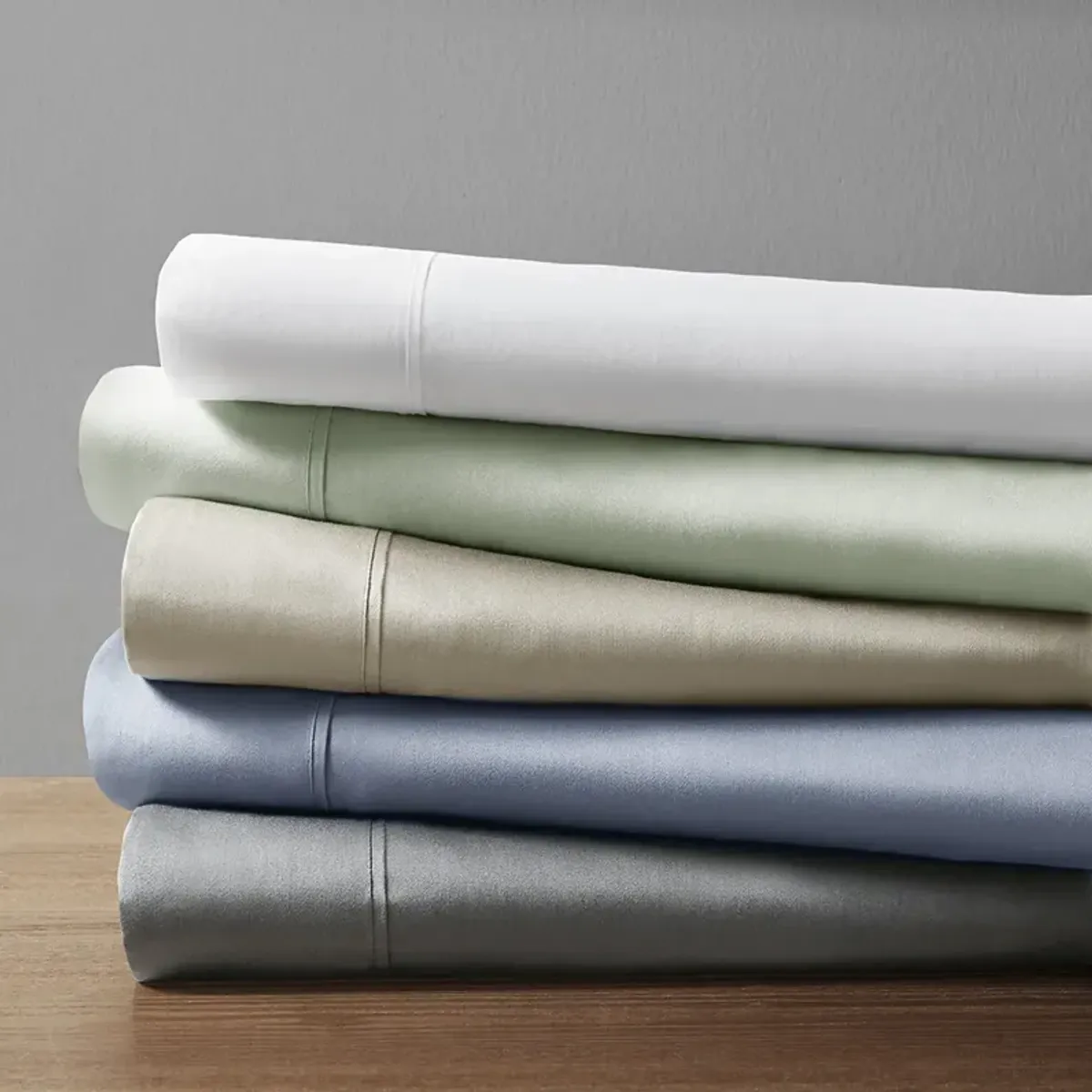 Madison Park 525 Thread Count White Cotton Blend Sheet Set