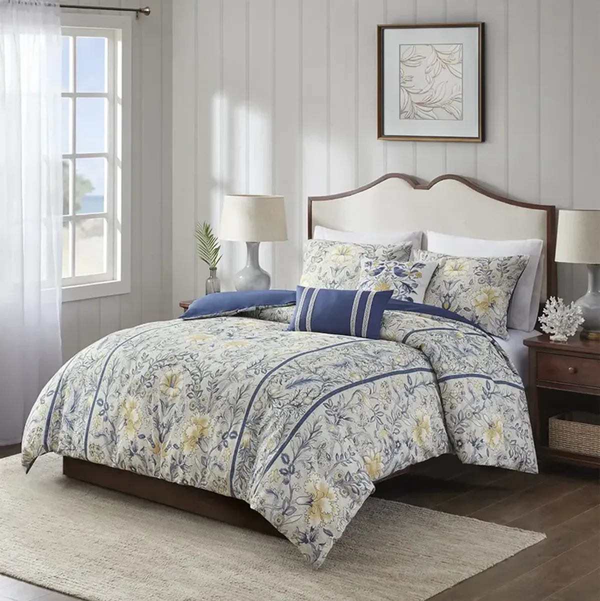 Harbor House Livia Multi 5 Piece Cotton Duvet Cover Set