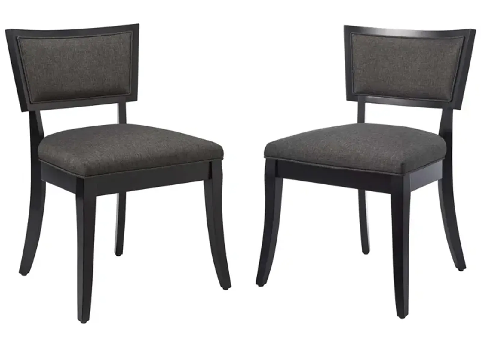 Pristine Upholstered Fabric Dining Chairs - Set of 2