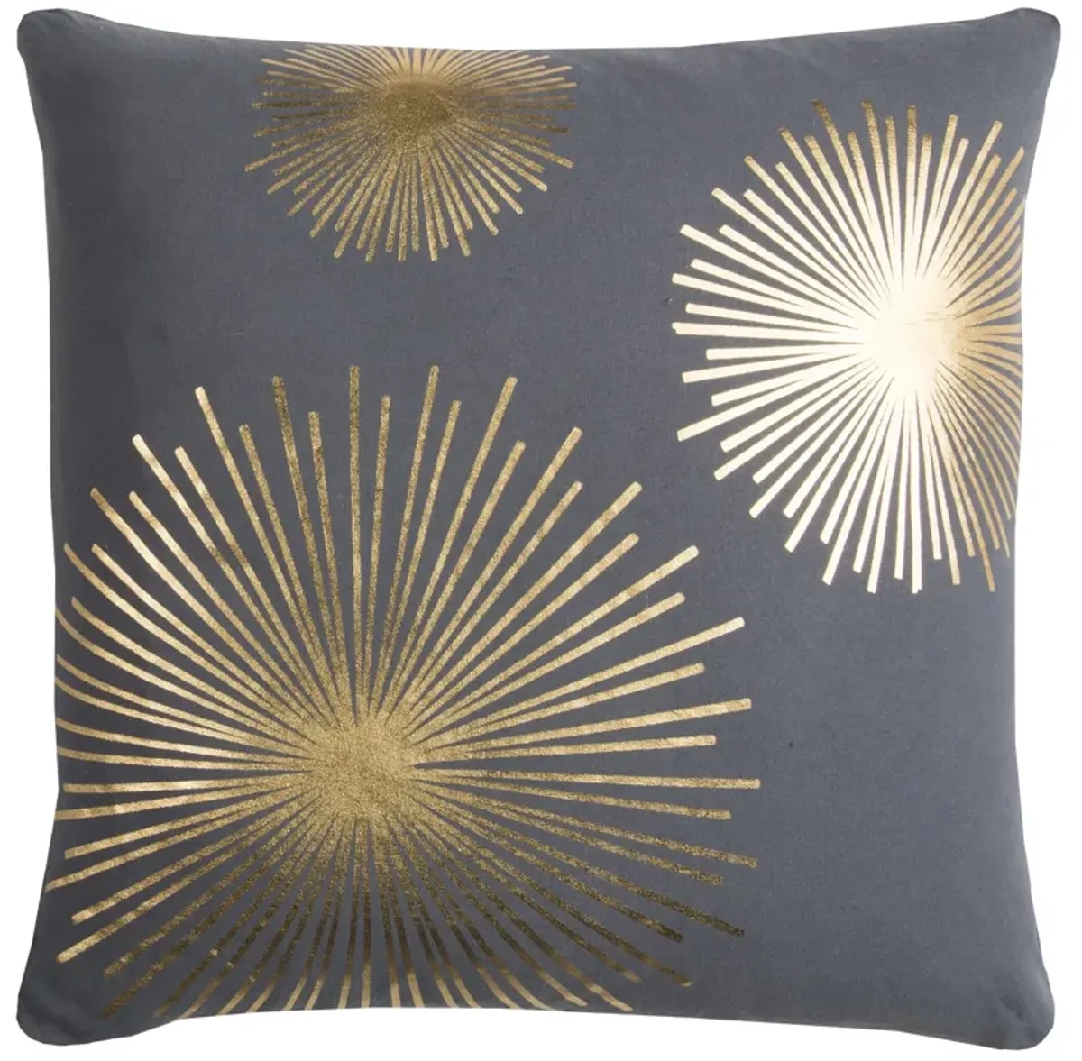 Rachel Kate Star Burst Gray  Pillow