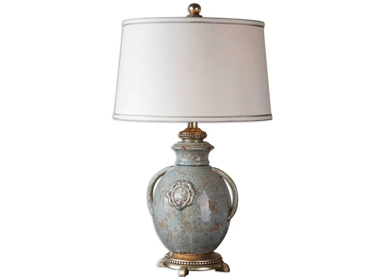 Cancello Blue Glaze Lamp