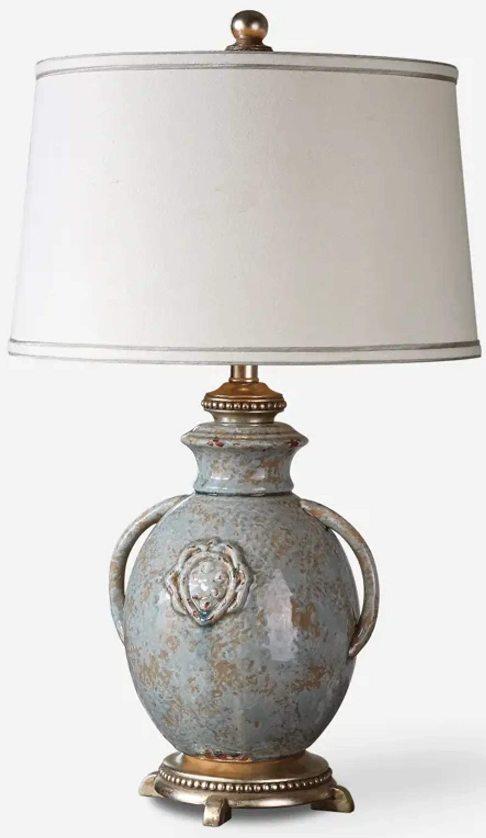 Cancello Blue Glaze Lamp