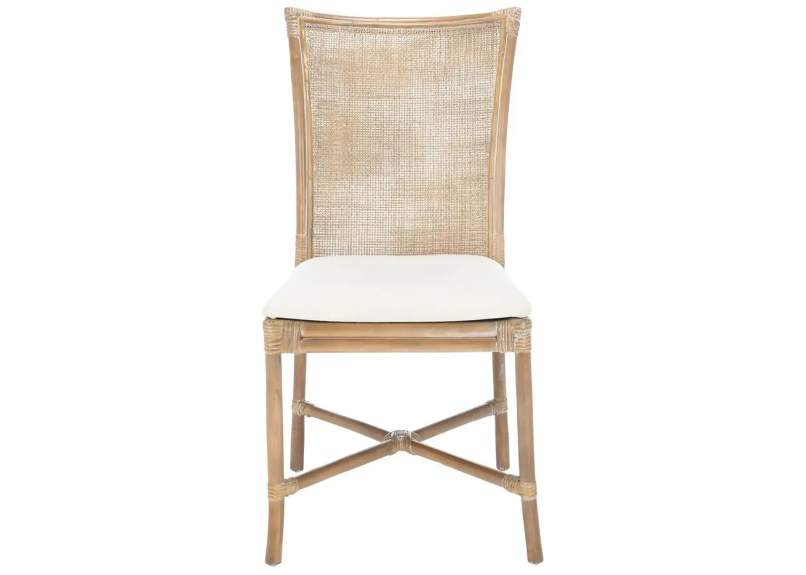 CHIARA RATTAN Dining  CHAIR W/ CUSHION - Set of 2