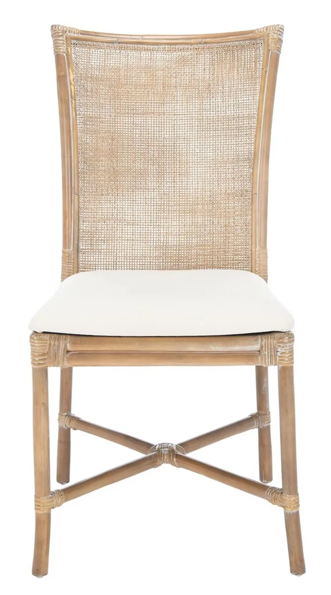 CHIARA RATTAN Dining  CHAIR W/ CUSHION - Set of 2