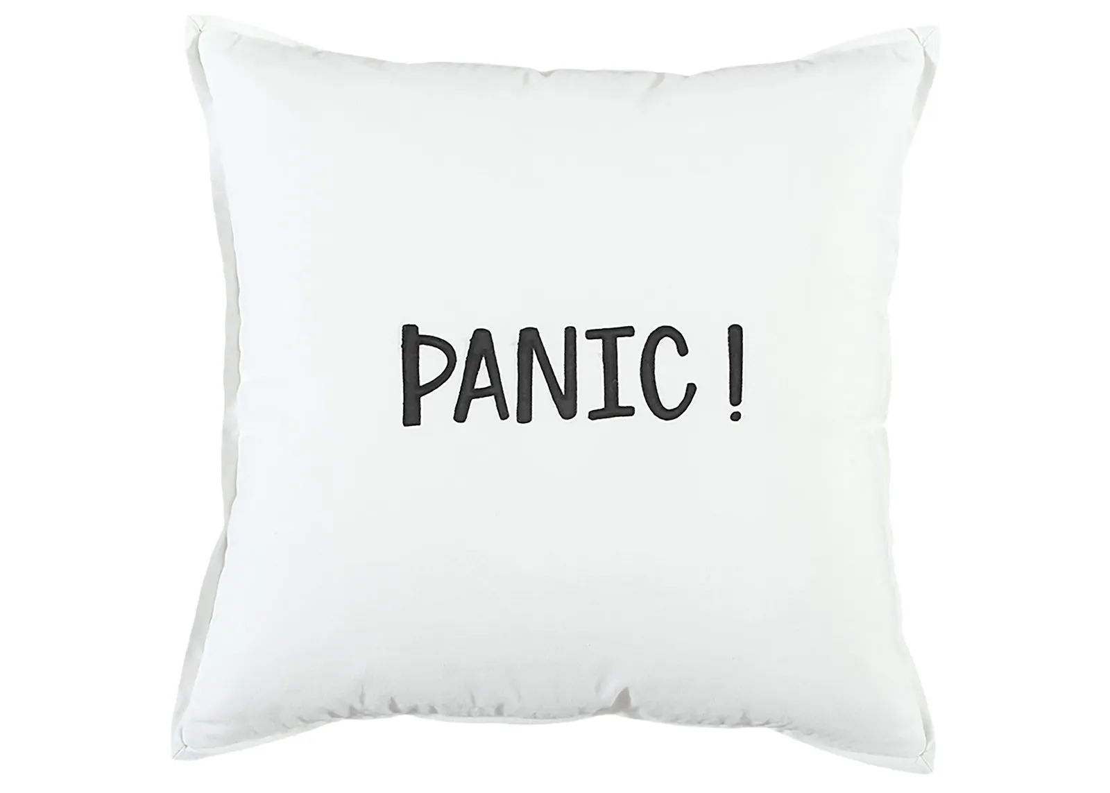 Back Talk Sentiment Black  Pillow