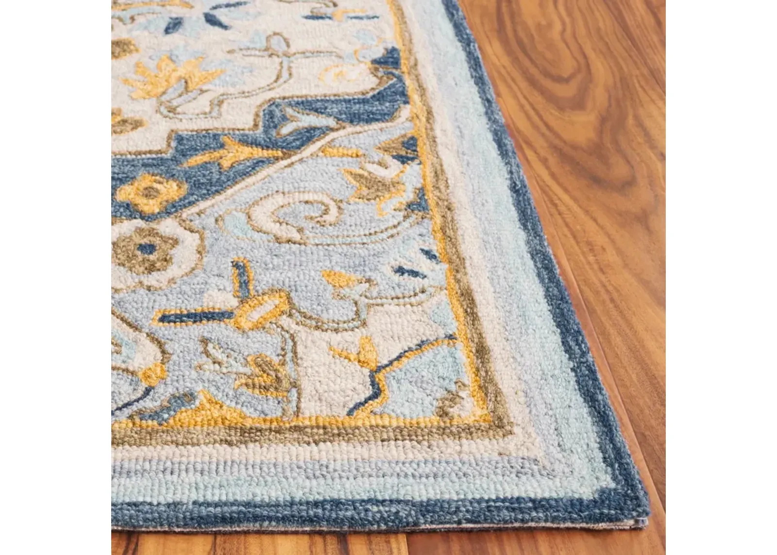 MET726 BEIGE  6' x 6' Square Square Rug