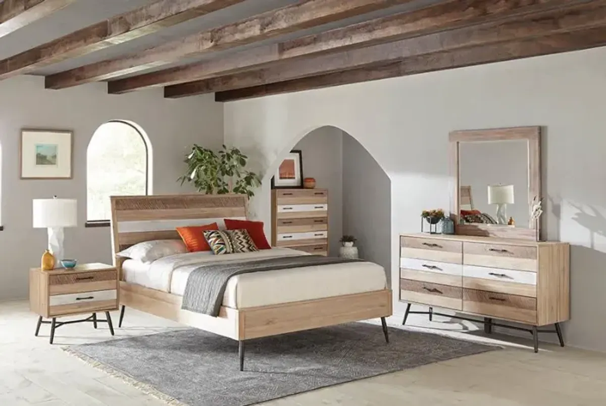 Marlow Eastern King Platform Bed Rough Sawn Multi