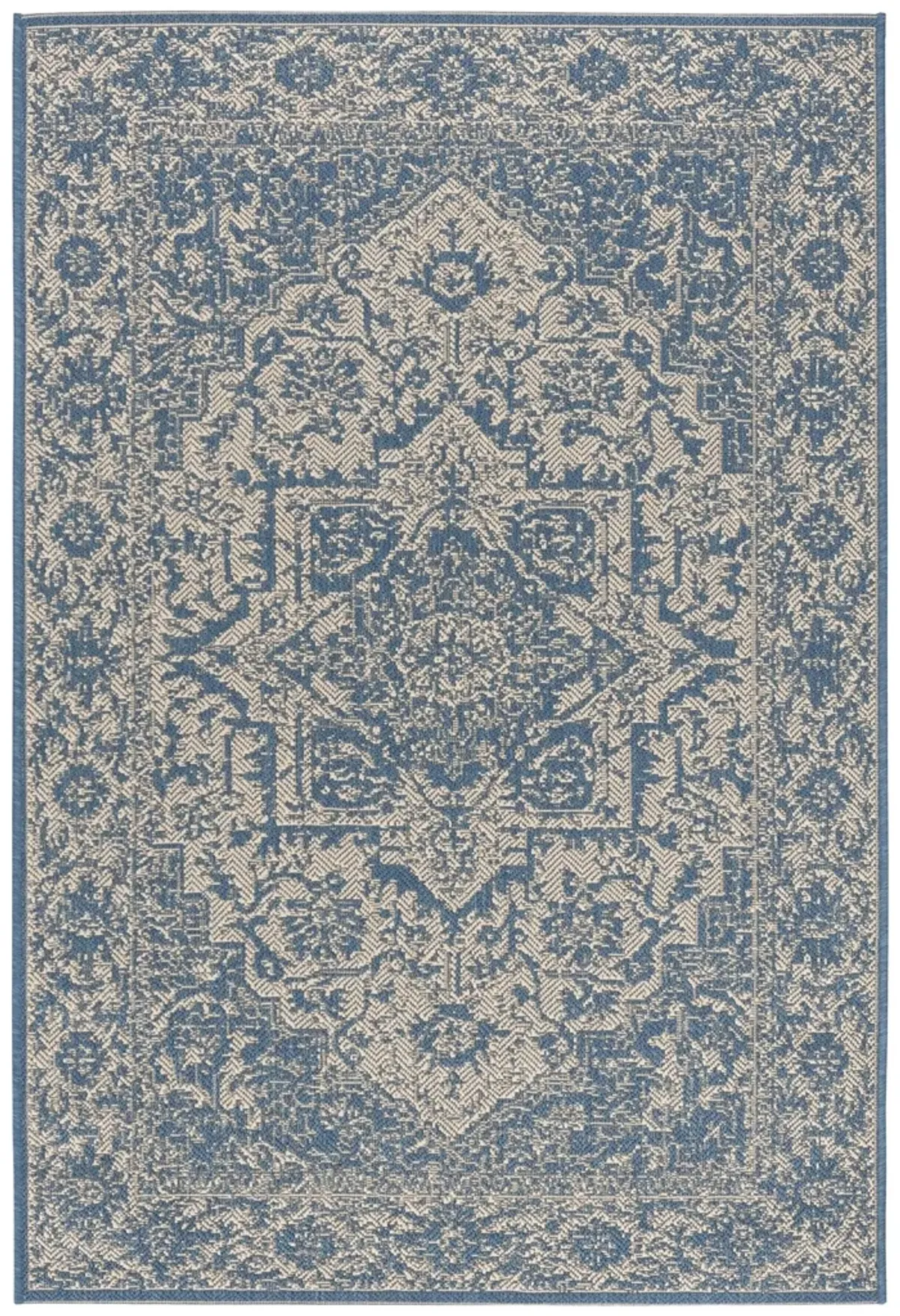 BEACH HOUSE 139 Blue 6'-7' X 9'-2' Medium Rectangle Rug