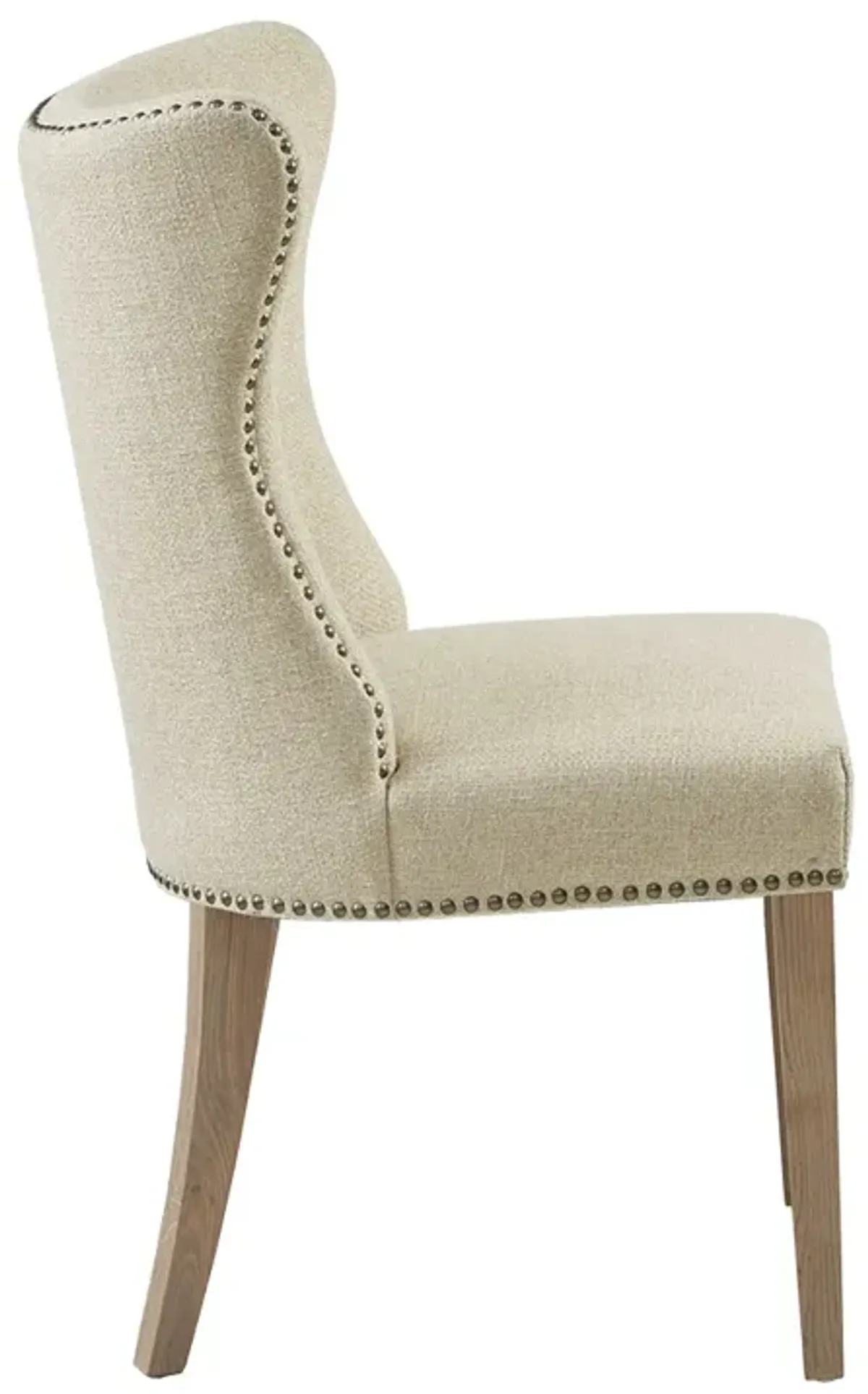 Madison Park Skylar Cream Dining Side Chair (Set of 2)