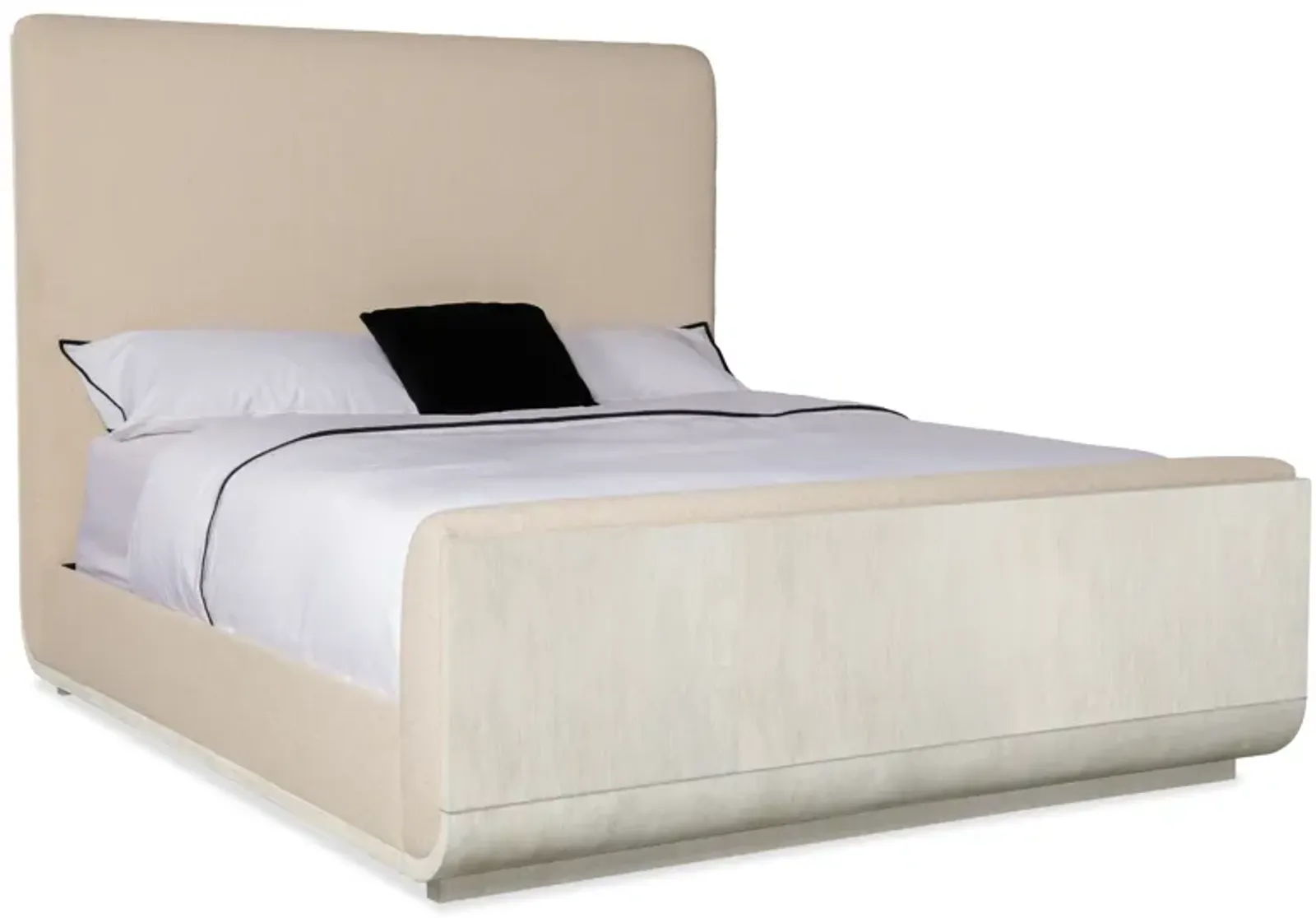 Modern Mood King Upholstered Panel Bed