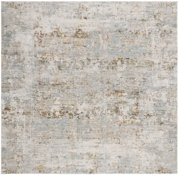 ADRIANNA 202 Blue 6'-7' X 6'-7' Square Square Rug