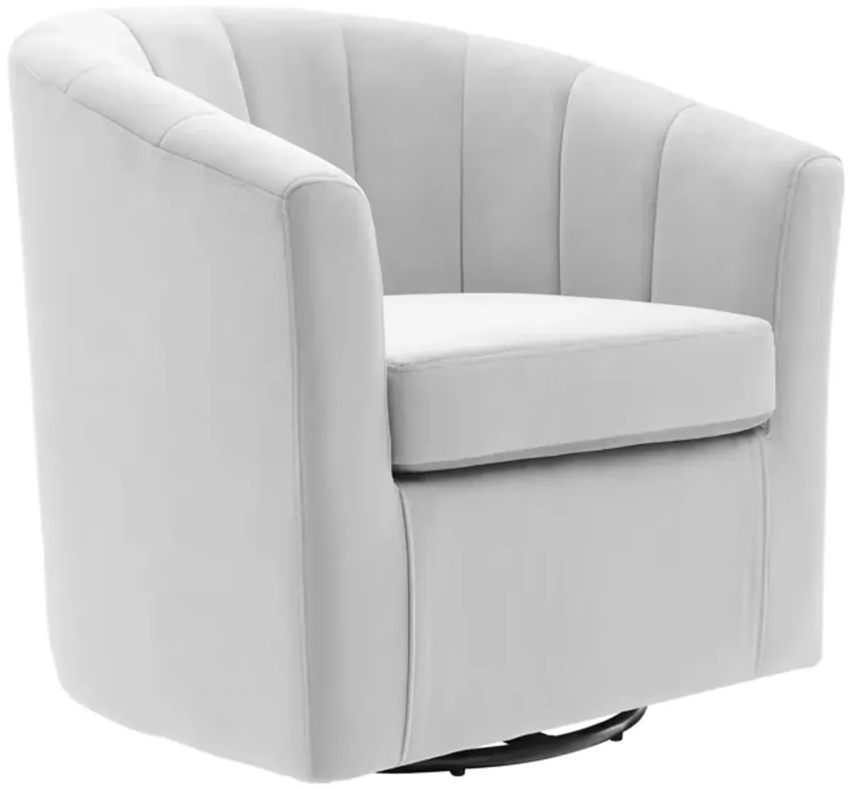 Prospect Performance Velvet Swivel Armchair