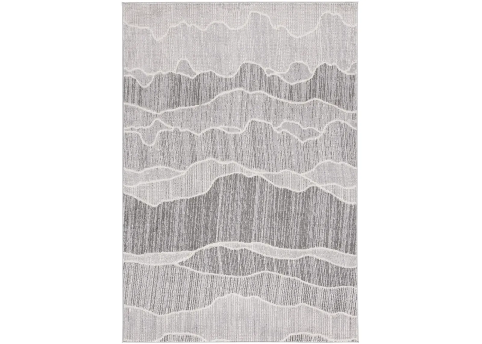 TEMPLE 102 GREY  5'-3' x 7'-6' Medium Rectangle Rug