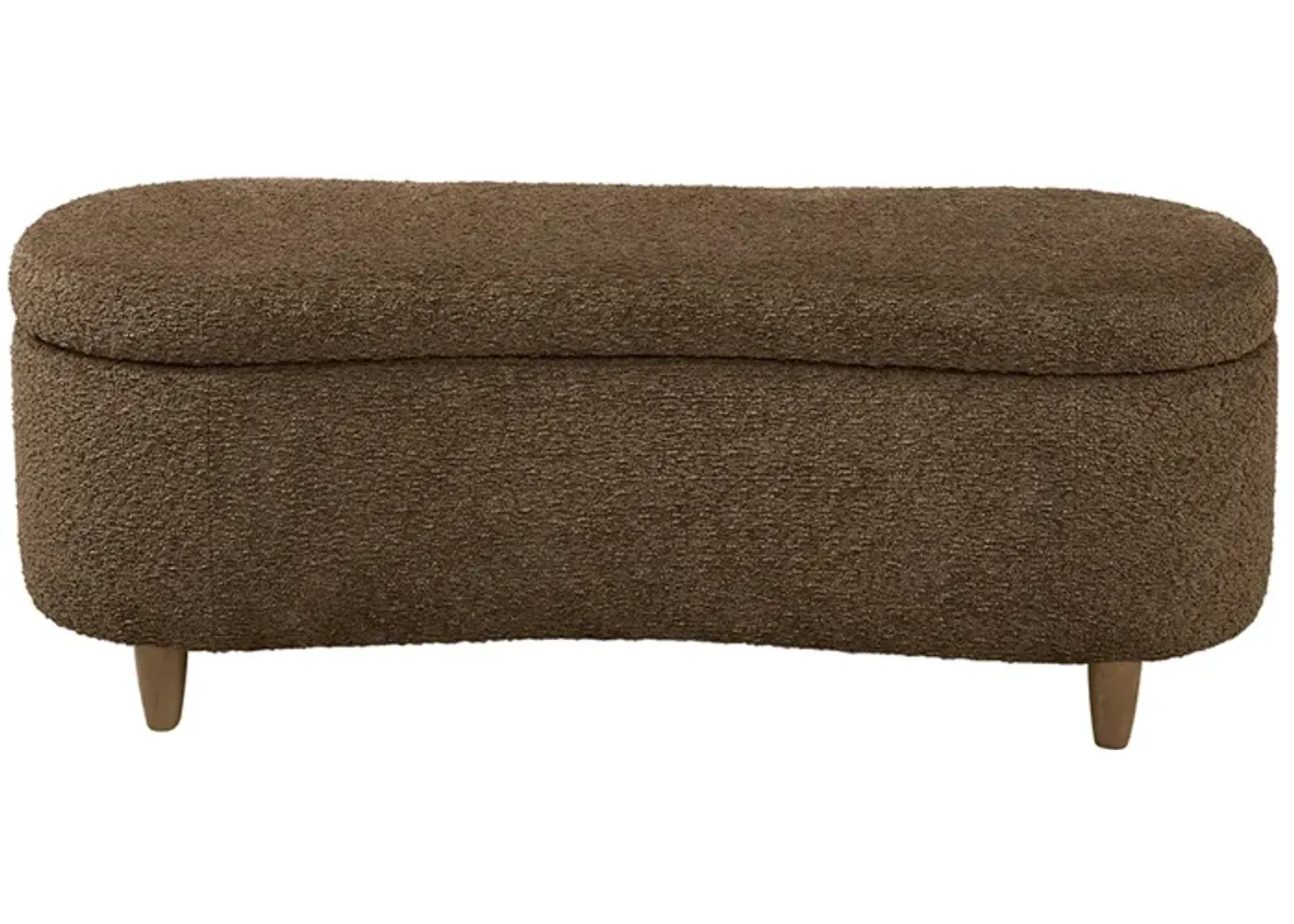 Boucle Flip Top Storage Bench