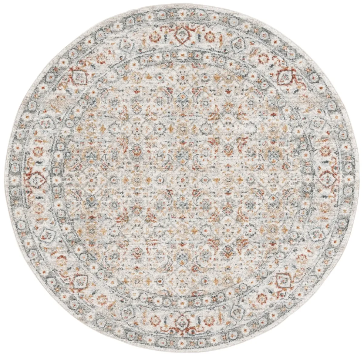 AVALON 210 IVORY  6'-7' X 6'-7' Round Round Rug