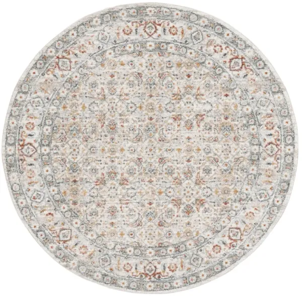 AVALON 210 IVORY  6'-7' X 6'-7' Round Round Rug