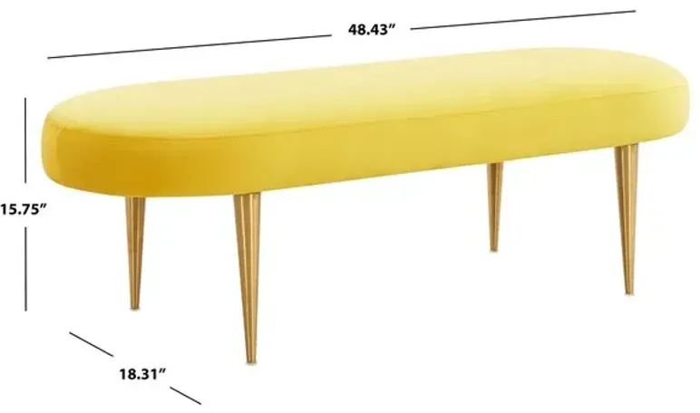 Corinne Oval Bench