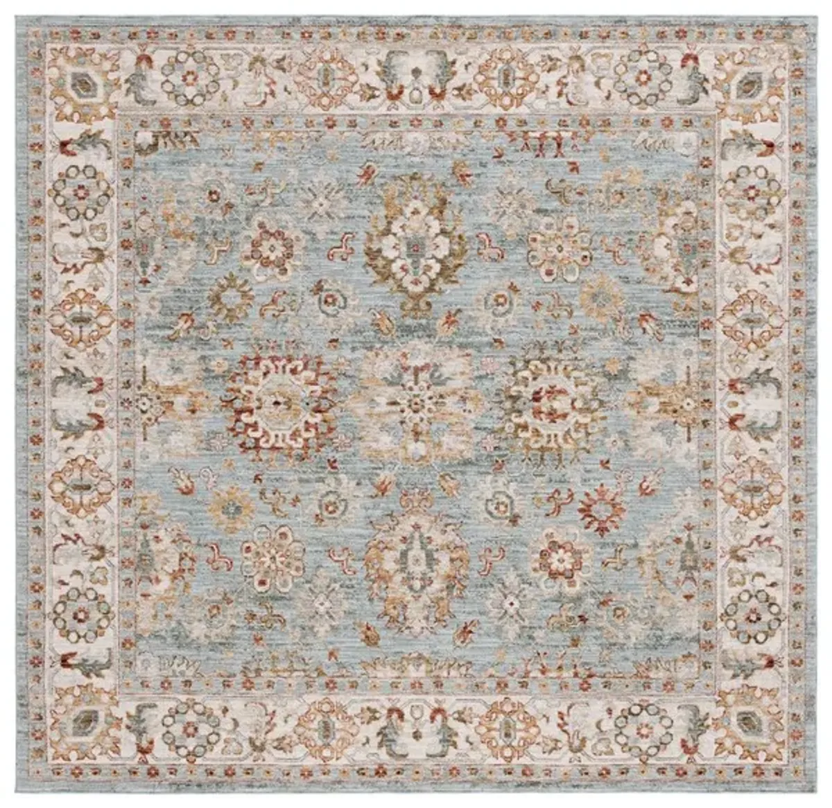 HAMILTON 112 Blue 6'-7' X 6'-7' Square Square Rug